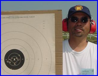Camp Perry National Matches - 2004
Dr. Wong shows a pretty fine .45 target