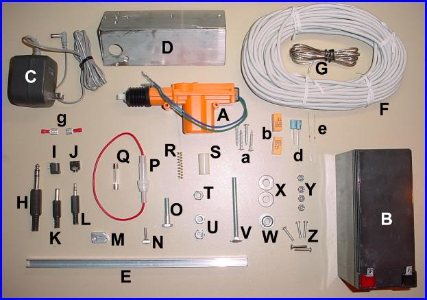 Picture of all the parts - click for larger image